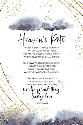 Plaque-Heaven Sent-Heaven's Pets (6 x 9)