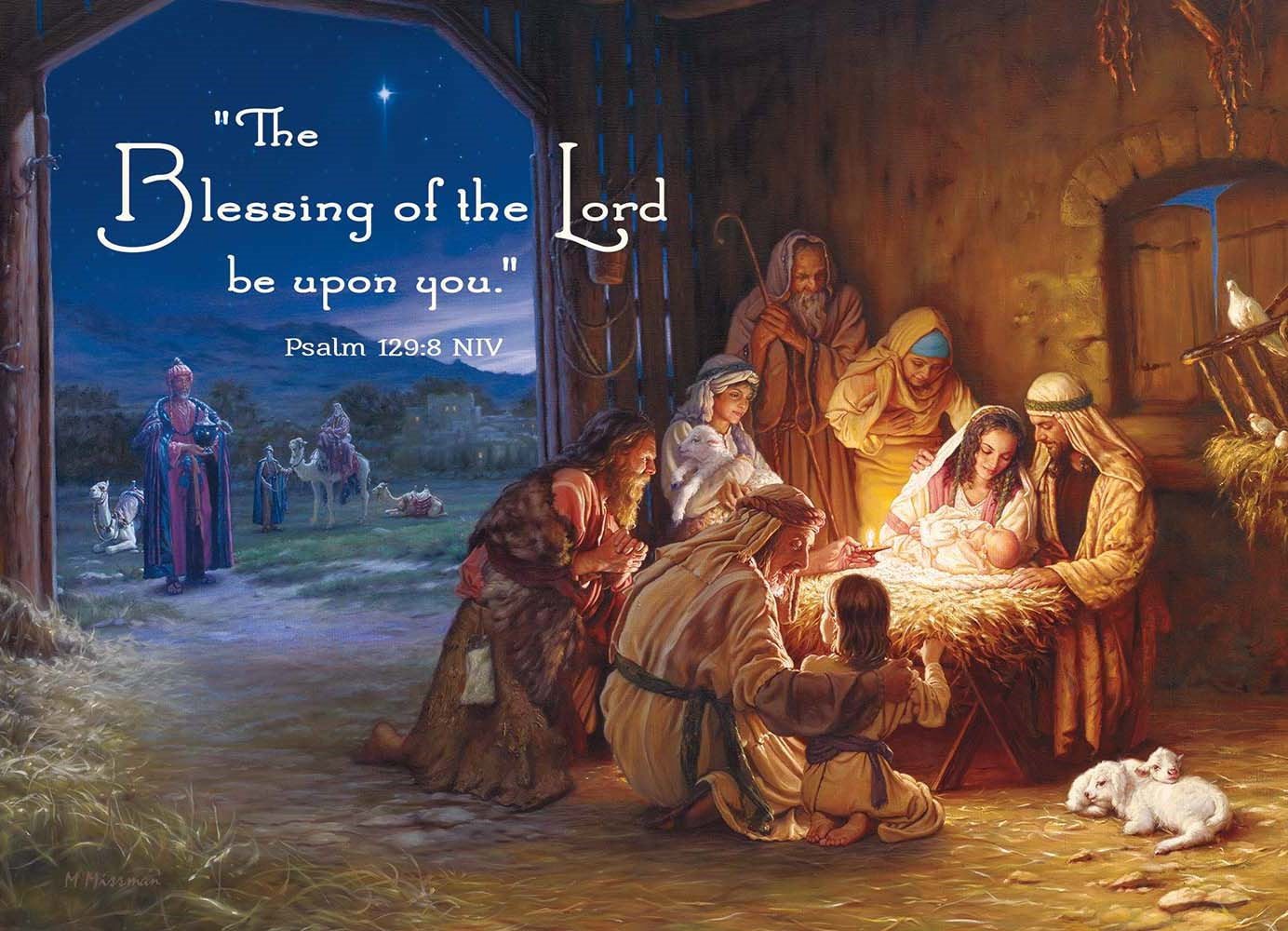 Card-Boxed-In The Manger (Luke 2:10-14 KJV) (Box Of 20)