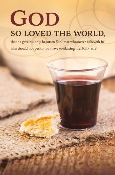 Bulletin-God So Loved The World (John 3:16) (Pack Of 100)