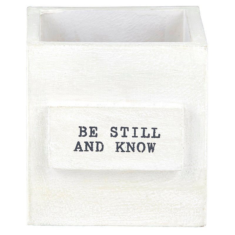 Nest Box-Be Still & Know (4.5" x 4.5")