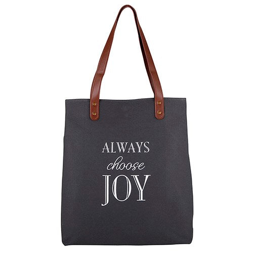 Tote Bag-Always Choose Joy (13.5"" X 16"" W/3"" Gusset)-Canvas