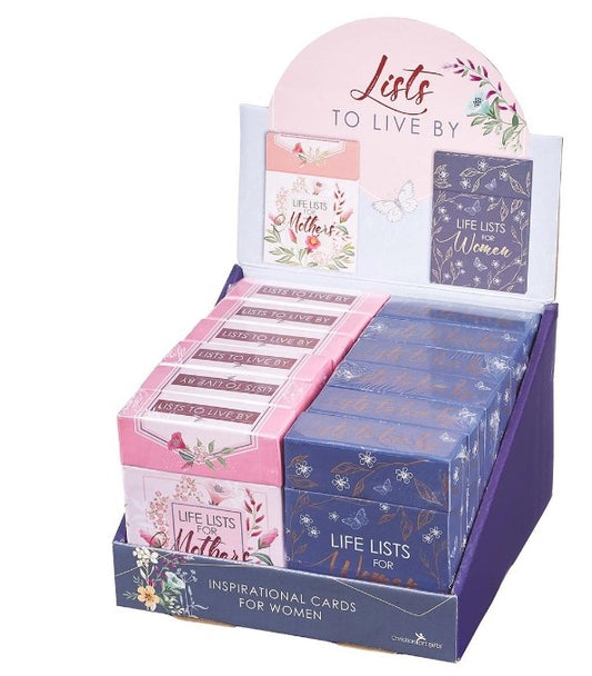 Merchandiser-Life Lists For Women/Mothers (Pack Of 12) (PRODUCT INCLUDED)