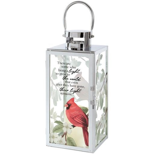 Lantern w/Flameless LED Candle & Timer-Light Remains (5" x 12" x 5")