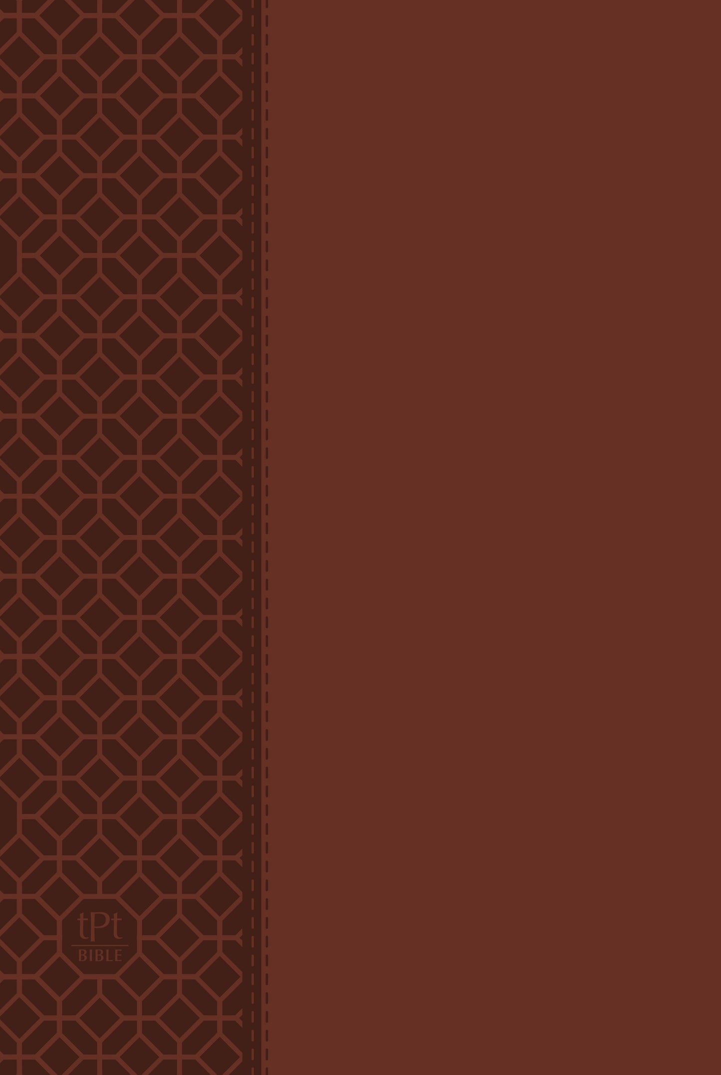 The Passion Translation New Testament w/Psalms  Proverbs & Song Of Songs/Large Print (2020)-Brown Imitation Leather