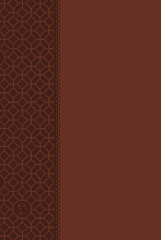 The Passion Translation New Testament w/Psalms  Proverbs & Song Of Songs/Large Print (2020)-Brown Imitation Leather