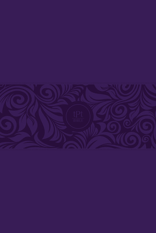 The Passion Translation New Testament w/Psalms  Proverbs & Song Of Songs/Large Print (2020)-Violet Imitation Leather