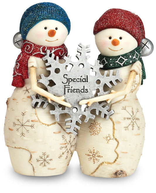 Figurine-Snowmen-Special Friends (4.5")