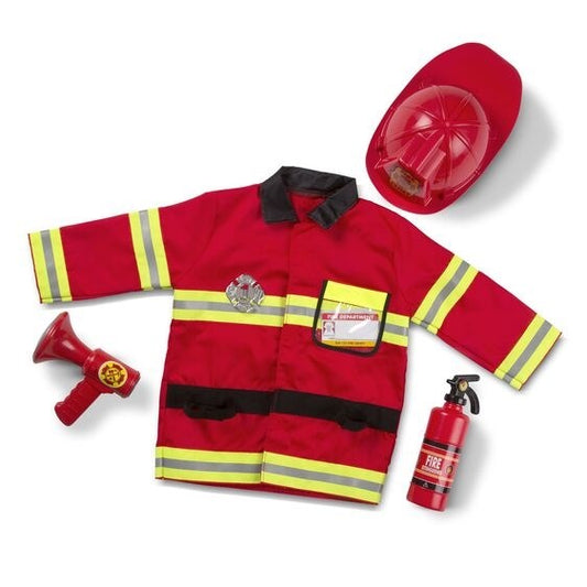 Role Play Collection-Fire Chief Costume Set (Ages 3+)