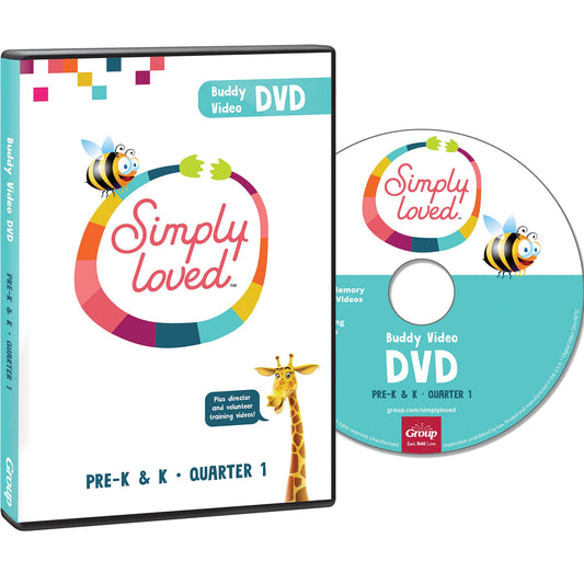Simply Loved Pre-K & K Teaching DVD-Quarter 1