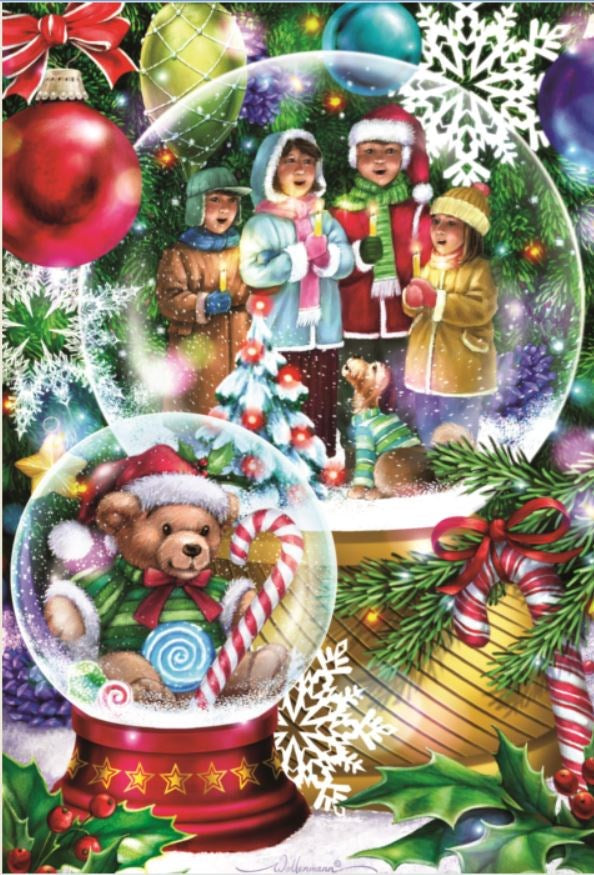 Jigsaw Puzzle-Snow Globes (100 Pieces)