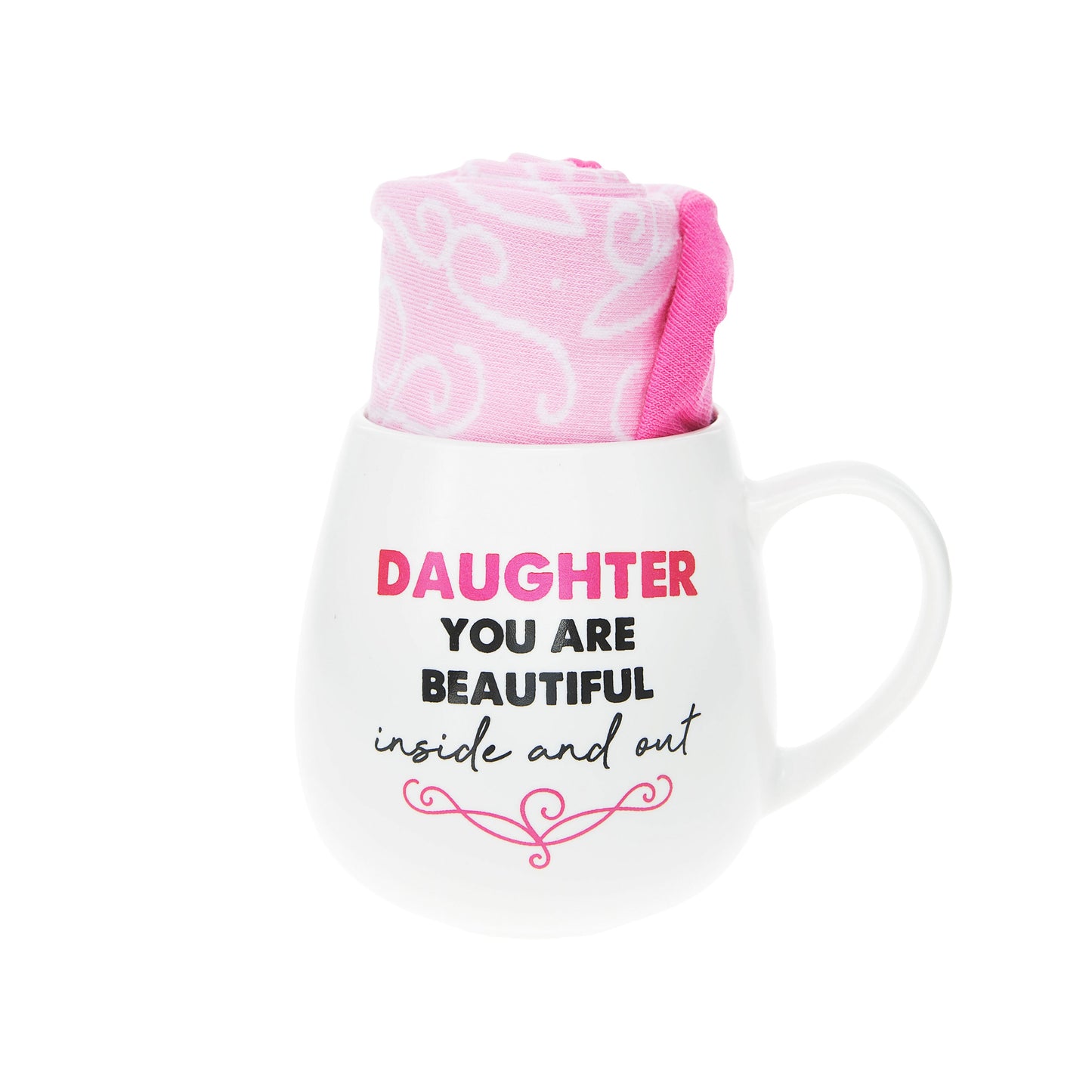 Mug & Sock Set-Daughter (15.5 Oz)