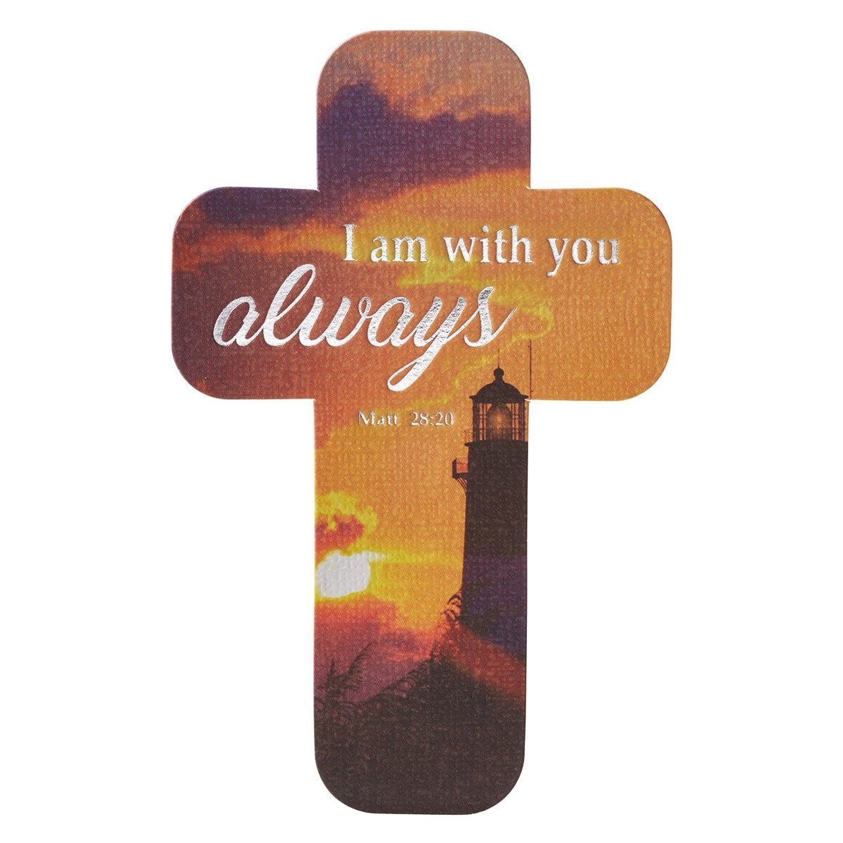 Bookmark-Cross-I Am With You Always (Pack Of 12)