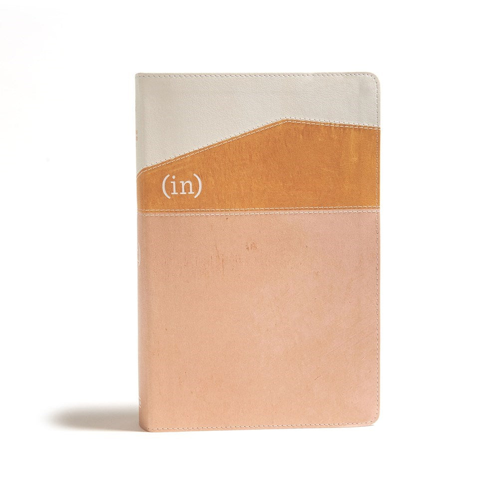 CSB (in)courage Devotional Bible-Desert/Mustard/Alabaster LeatherTouch