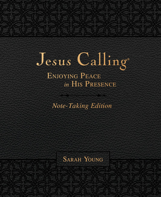 Jesus Calling Note-Taking Edition-Black LeatherSoft