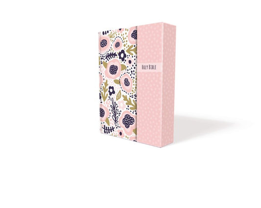 NIV Journal The Word Bible For Girls  Double Column (Comfort Print)-Pink Hardcover w/Magnetic Flap