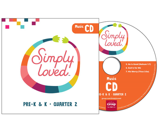 Simply Loved Pre-K & K Music CD-Quarter 2