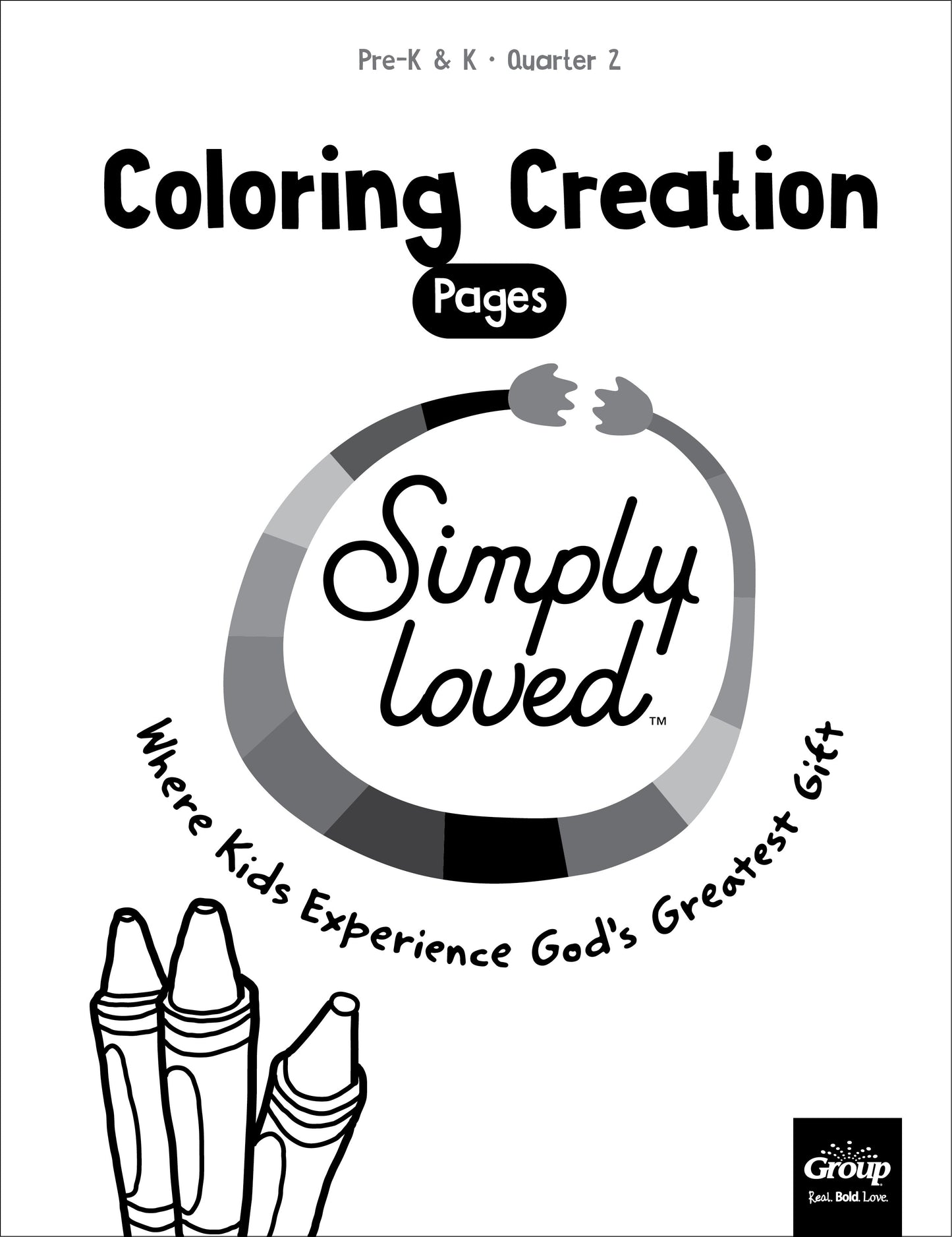 Simply Loved Pre-K & K Coloring Creations-Quarter 2