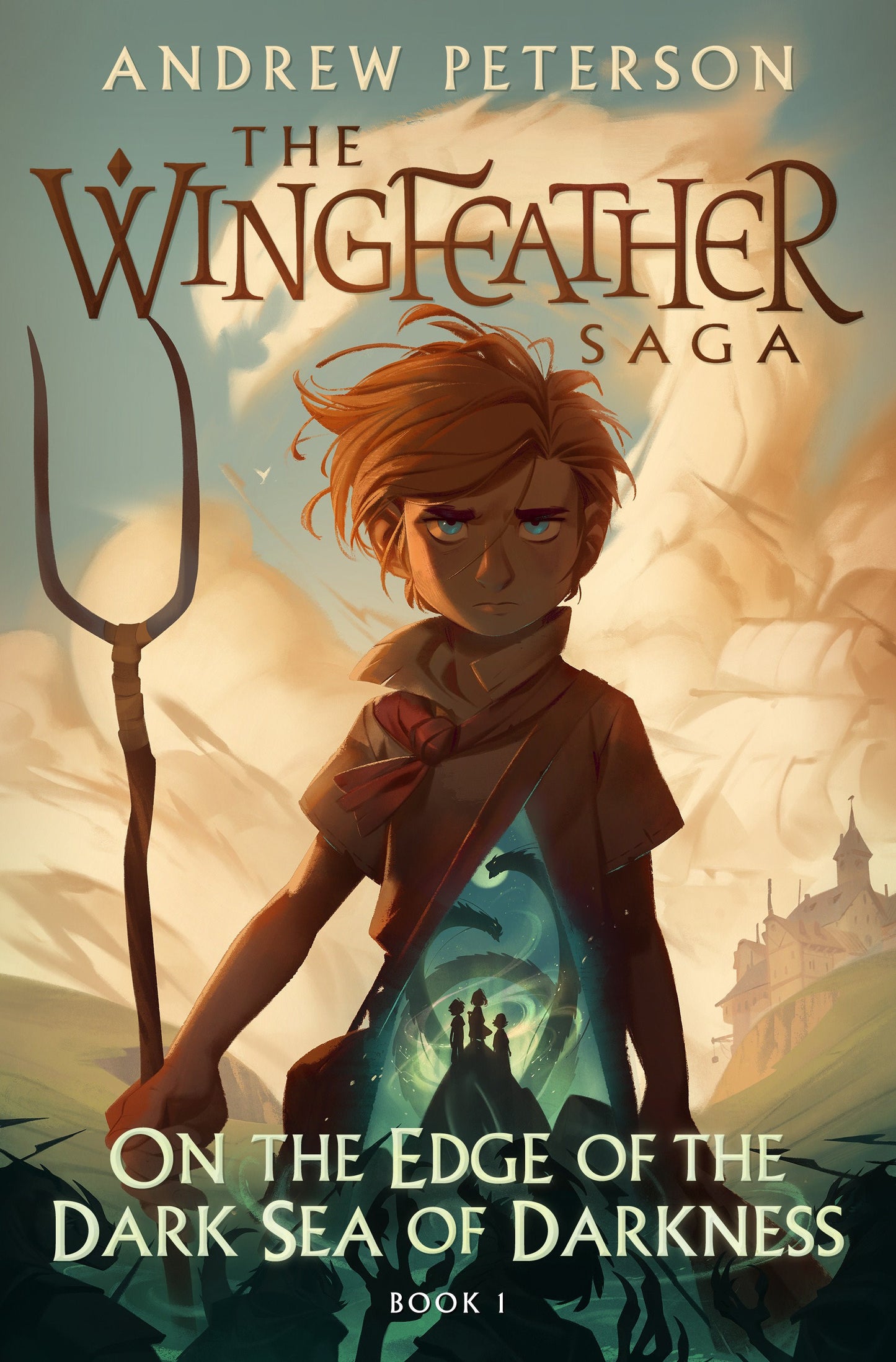 On The Edge Of The Dark Sea Of Darkness (The Wingfeather Saga #1)-Hardcover
