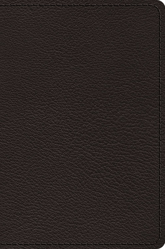 ESV Preaching Bible Verse-By-Verse Edition-Black Goatskin Leather