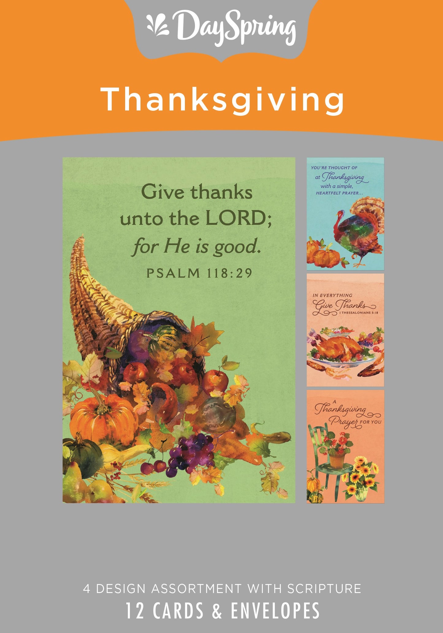 Card-Boxed-Thanksgiving Prayers (Box Of 12)