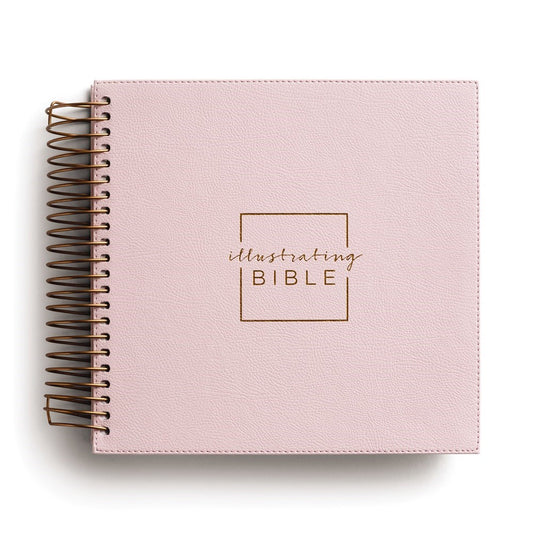 NIV Illustrating Bible-Pink Faux Leather