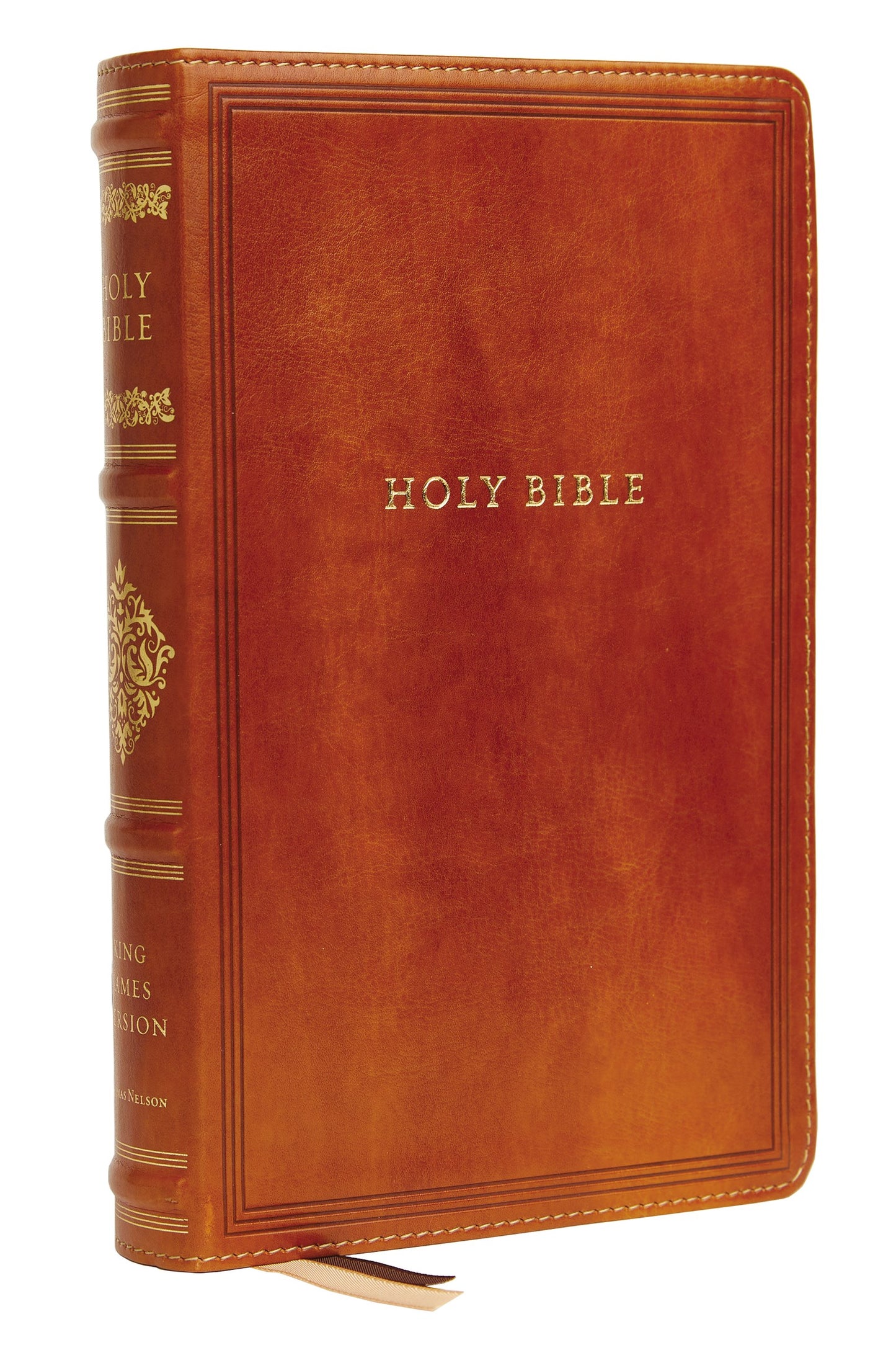 KJV Personal Size Reference Bible  Sovereign Collection (Comfort Print)-Brown Leathersoft Indexed