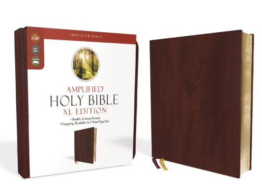 Amplified Holy Bible  XL Edition-Burgundy Leathersoft