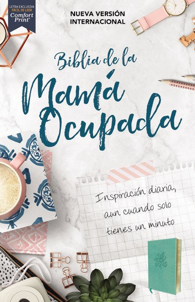 NVI Busy Mom's Bible (Biblia De La Mama Ocupada) (Comfort Print)-Teal Leathersoft