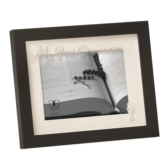 Frame-First Communion-Black (8")