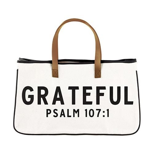 Tote-Canvas-Grateful (20" x 11")