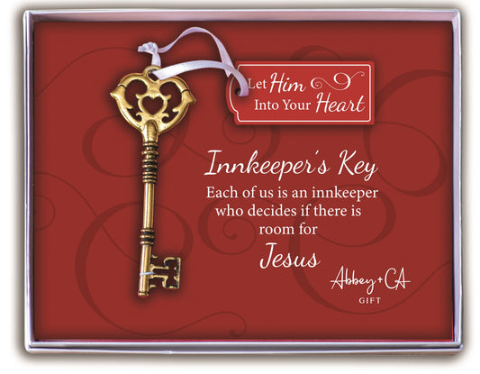 Ornament-Innkeeper's Key w/Tag-Gift Boxed