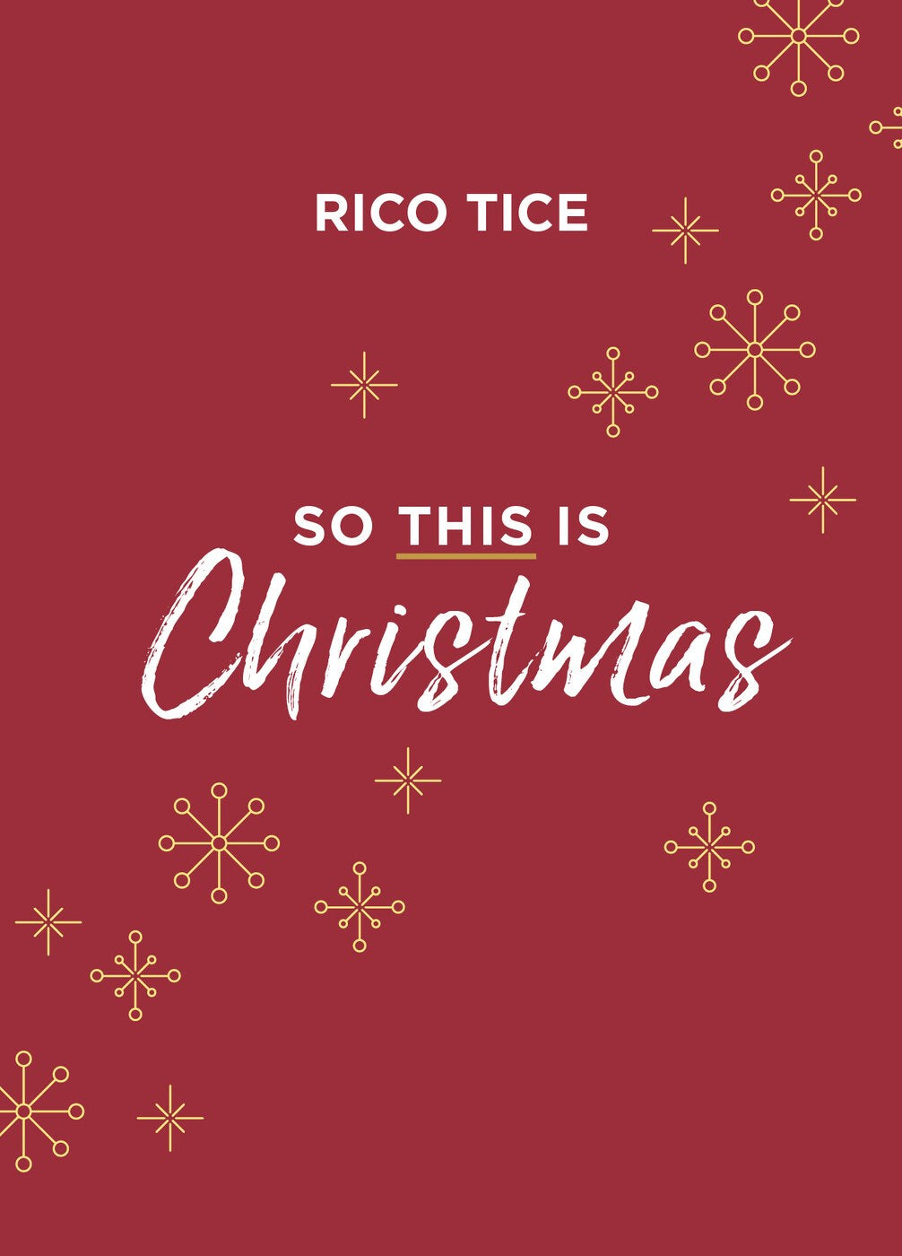 So This Is Christmas (Pack Of 10)