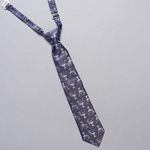 Boy's Pre-Knotted Navy Blue Communion Necktie (12")