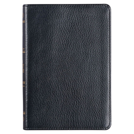 KJV Compact Bible-Black Full Grain Leather