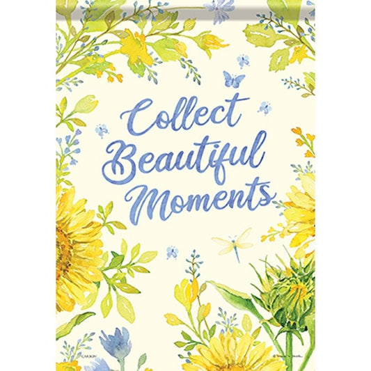 Flag-Garden-Durasoft-Collect Beautiful Moments (12.5" x 18")