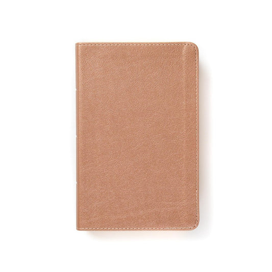 CSB On-The-Go Bible/Personal Size-Rose Gold LeatherTouch