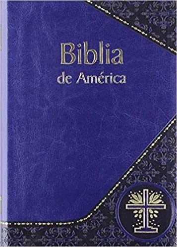 Span-LBDA Bible Of America (Biblia De America)-Blue Dura-Lux Imitation leather