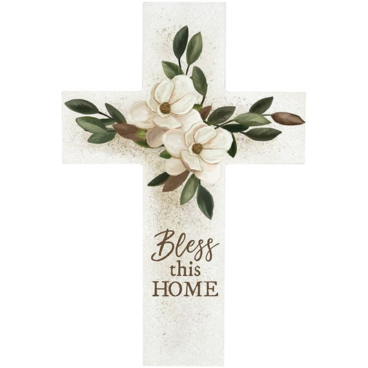 Wall Cross-Bless This Home (14" x 9.25")