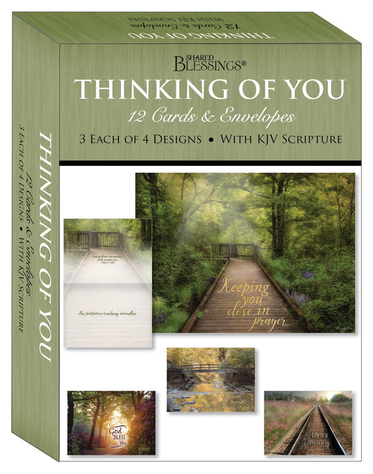 Card-Boxed-Shared Blessings-Thinking Of You Peaceful Paths (Box Of 12)