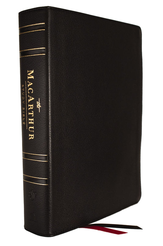 ESV MacArthur Study Bible (2nd Edition)-Black Genuine Leather