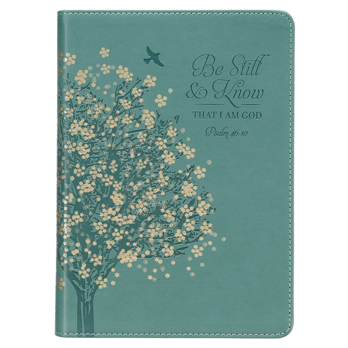 Journal-Classic LuxLeather-Be Still-Teal