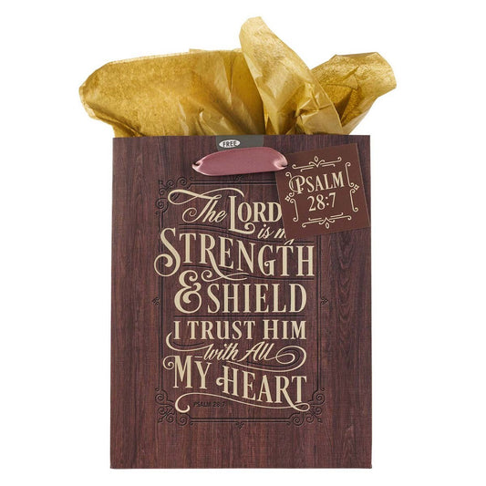 Gift Bag Medium The Lord is My Strength Psalm 28:7