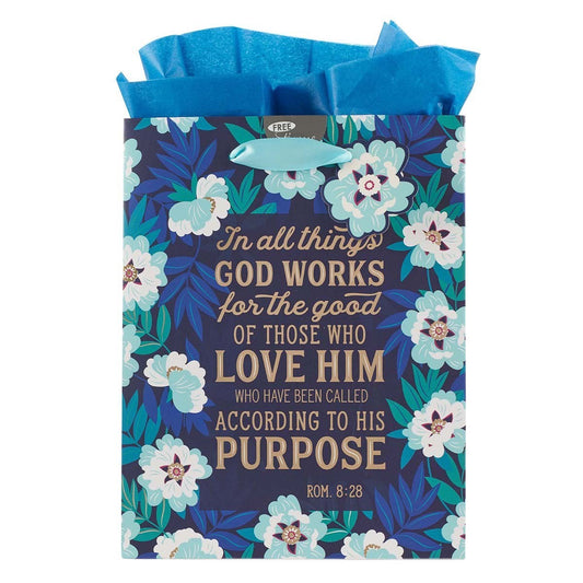 Gift Bag Medium In All Things God Works for Good Rom. 8:28