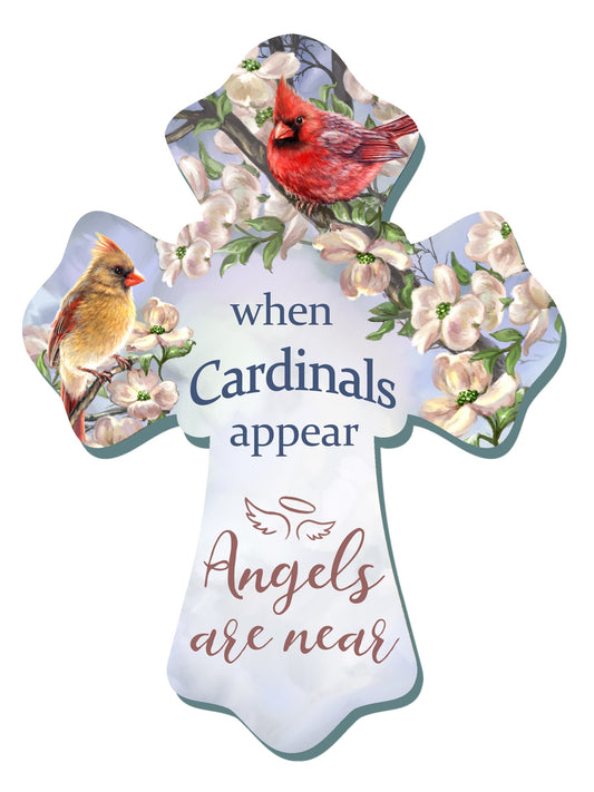 Wall Cross-When Cardinals Appear (6" x 8")