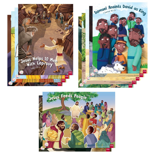 Simply Loved Bible Story Poster Pack (12 Posters)-Quarter 5