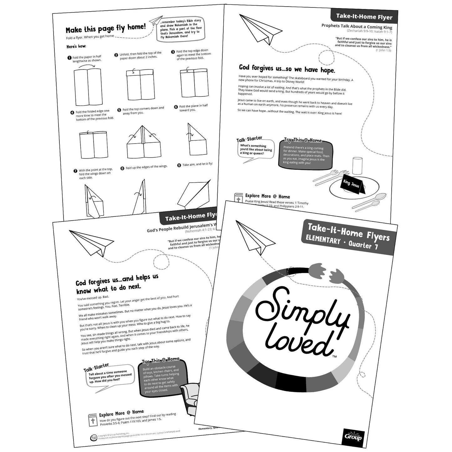 Simply Loved Elementary Take-It-Home Flyers-Quarter 7