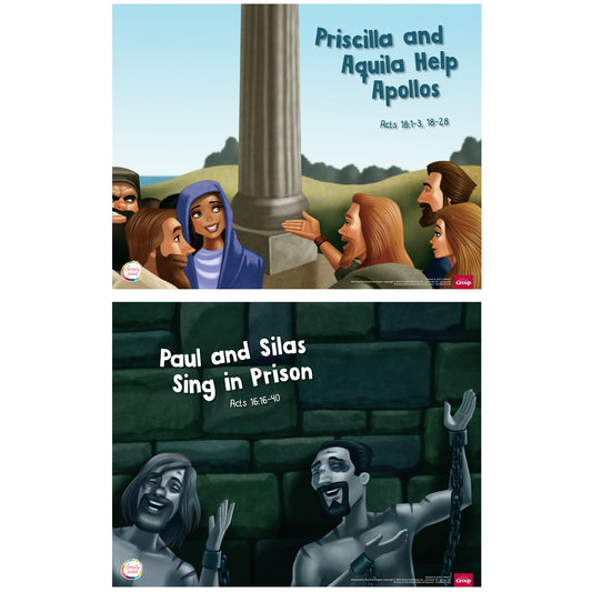 Simply Loved Bible Story Poster Pack (12 Posters)-Quarter 8