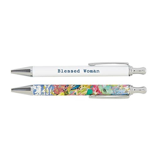 Pen Set-Blessed Woman (Set Of 2)