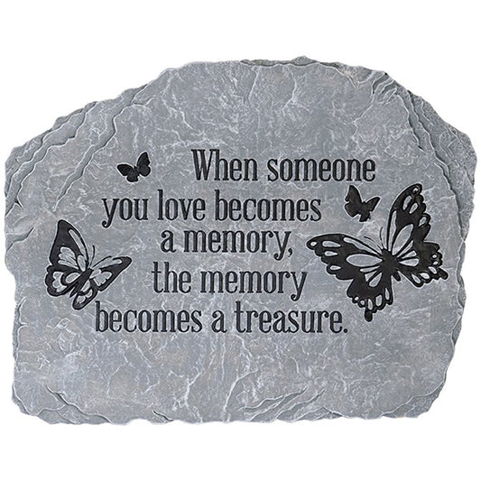 Garden Stone-Becomes A Memory (10.5 X 8)