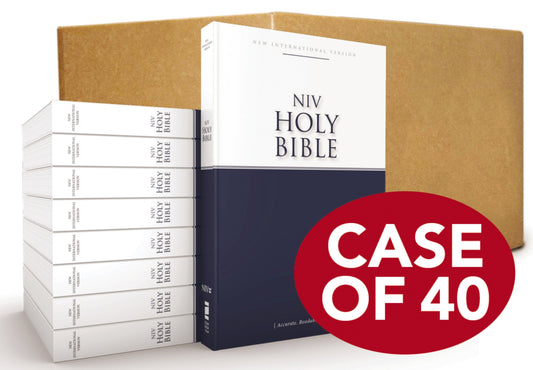 NIV Holy Bible  Economy Bible (Case Of 40)-Softcover